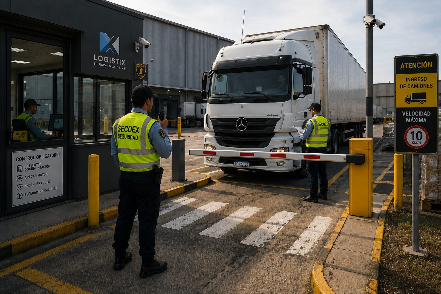 Seguridad para el sector Industrial y Logística